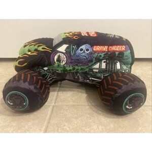 Monster Jam SOFT GRAVE DIGGER MONSTER TRUCK 13" Plush Stuffed Animal Toy 2020